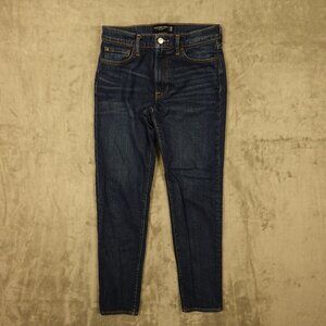 Abercrombie & Fitch Men’s Slim Jeans - Dark Blue Denim